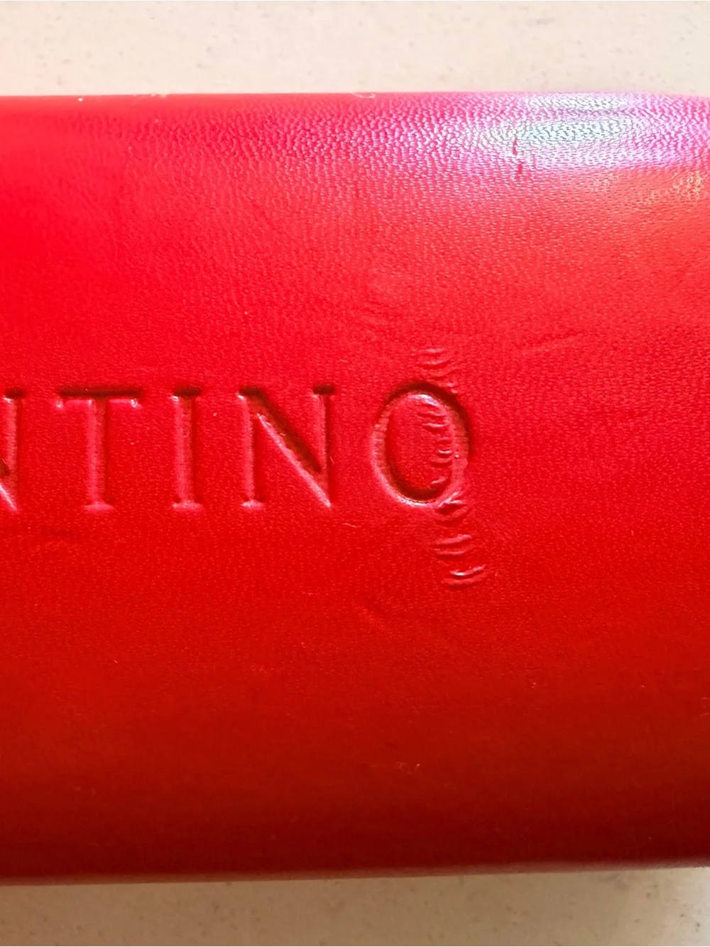 Valentino Rimless Sunglasses with Red Case